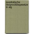 Quadratische Reciprocitätsgesetze In Alg