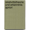 Relativittstheorie Und Erkenntnis Apriori by Hans Reichenbach