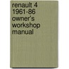 Renault 4 1961-86 Owner's Workshop Manual door Tim Parker