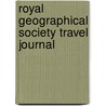 Royal Geographical Society Travel Journal by Unknown