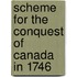 Scheme for the Conquest of Canada in 1746