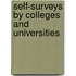 Self-Surveys By Colleges And Universities