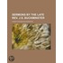 Sermons By The Late Rev. J.S. Buckminster