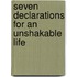 Seven Declarations for an Unshakable Life
