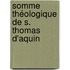 Somme Théologique De S. Thomas D'Aquin