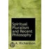 Spiritual Pluralism And Recent Philosophy