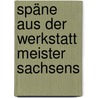 Späne Aus Der Werkstatt Meister Sachsens door Rupert Becker