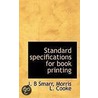 Standard Specifications For Book Printing by Morris L. Cooke