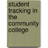 Student Tracking In The Community College