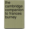 The Cambridge Companion to Frances Burney door Onbekend