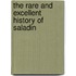 The Rare And Excellent History Of Saladin