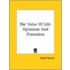 The Value Of Life: Optimism And Pessimism