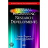 Thermal Engineering Research Developments by Unknown