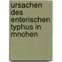 Ursachen Des Enterischen Typhus in Mnchen