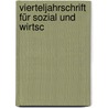 Vierteljahrschrift Für Sozial Und Wirtsc by Stephan Bauer