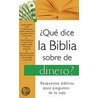 What the Bible Says about Money (Spanish) door Inc. Barbour Publishing