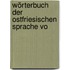 Wörterbuch Der Ostfriesischen Sprache Vo