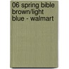 06 Spring Bible Brown/Light Blue - Walmart door Zondervan