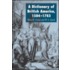 A Dictionary of British America, 1584-1783