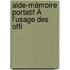 Aide-Mémoire Portatif À L'Usage Des Offi