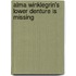 Alma Winklegrin's Lower Denture Is Missing