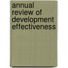 Annual Review of Development Effectiveness door Monika Huppi