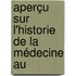 Aperçu Sur L'Historie De La Médecine Au