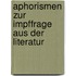 Aphorismen Zur Impffrage Aus Der Literatur