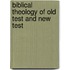 Biblical Theology of Old Test and New Test