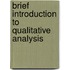 Brief Introduction to Qualitative Analysis