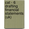 Cat - 6 Drafting Financial Statements (Uk) door Bpp Learning Media Ltd