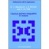 Classical And New Inequalities In Analysis