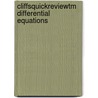 Cliffsquickreviewtm Differential Equations door Steven A. Leduc