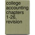 College Accounting Chapters 1-26, Revision