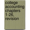 College Accounting Chapters 1-26, Revision by Douglas J. McQuaig