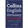 Collins Essential Dictionary And Thesaurus door Onbekend