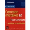 Common Mistakes at First Certificate. Book door Onbekend