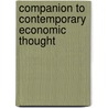 Companion to Contemporary Economic Thought door David Greenaway