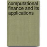 Computational Finance And Its Applications door Onbekend