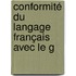 Conformité Du Langage Français Avec Le G