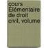 Cours Élémentaire De Droit Civil, Volume