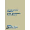 Critical Technologies For National Defense by O.H. Wright-patterson Afb