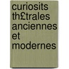 Curiosits Th£trales Anciennes Et Modernes by Victor Fournel