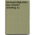 Denkwürdigkeiten Des Fürsten Chlofwig Zu