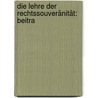 Die Lehre Der Rechtssouveränität: Beitra door Hugo Krabbe