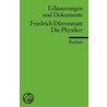 Die Physiker. Erläuterungen und Dokumente by Friedrich Dürrenmatt