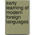Early Learning Of Modern Foreign Languages