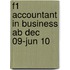 F1 Accountant In Business Ab Dec 09-Jun 10