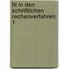 Fit in den schriftlichen Rechenverfahren 1 door Lars Gellner