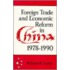 Foreign Trade And Economic Reform In China